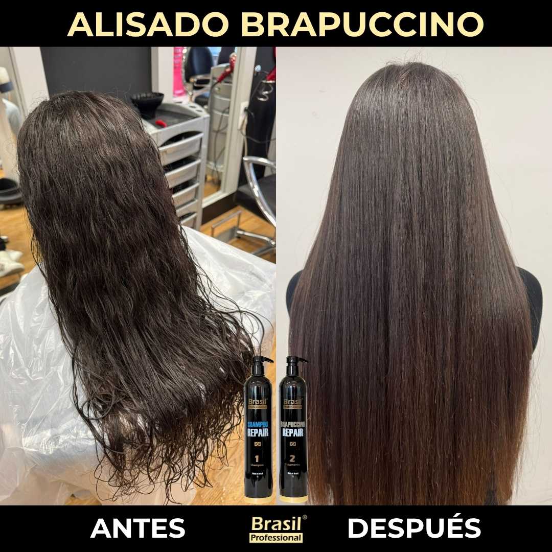 Kit Alisado Brasil Professional Brapuccino 2x1L